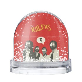Снежный шар с принтом The Killers , Пластик | Изображение внутри шара печатается на глянцевой фотобумаге с двух сторон | the killers | инди рок | музыка | рок | рок группа