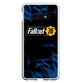 Чехол для Samsung S10E с принтом FALLOUT_76 , Силикон | Область печати: задняя сторона чехла, без боковых панелей | Тематика изображения на принте: 101 | 111 | 13 | 76 | atom cats | bethesda | brotherhood of steel | fallout | nuka cola | tunnel snakes | vault | war | братство стали | война | убежище | фолаут | фоллаут | ядер кола