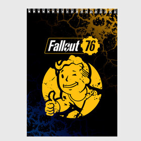 Скетчбук с принтом FALLOUT_76 , 100% бумага
 | 48 листов, плотность листов — 100 г/м2, плотность картонной обложки — 250 г/м2. Листы скреплены сверху удобной пружинной спиралью | 101 | 111 | 13 | 76 | atom cats | bethesda | brotherhood of steel | fallout | nuka cola | tunnel snakes | vault | war | братство стали | война | убежище | фолаут | фоллаут | ядер кола