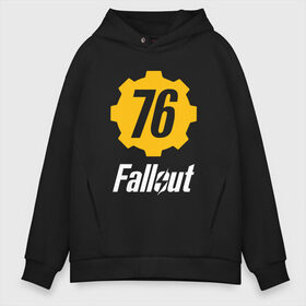 Мужское худи Oversize хлопок с принтом FALLOUT_76 , френч-терри — 70% хлопок, 30% полиэстер. Мягкий теплый начес внутри —100% хлопок | боковые карманы, эластичные манжеты и нижняя кромка, капюшон на магнитной кнопке | 101 | 111 | 13 | 76 | atom cats | bethesda | brotherhood of steel | fallout | nuka cola | tunnel snakes | vault | war | братство стали | война | убежище | фолаут | фоллаут | ядер кола