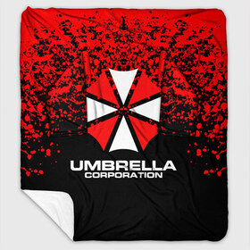 Плед с рукавами с принтом Umbrella Corporation , 100% полиэстер | Закругленные углы, все края обработаны. Ткань не мнется и не растягивается. Размер 170*145 | resident evil | umbrella corporation | амбрелла | амбрелла корпорейшн | вирус | вымышленная военная и фармацевтическая корпорация | игра | умбрелла