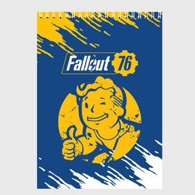 Скетчбук с принтом FALLOUT_76 , 100% бумага
 | 48 листов, плотность листов — 100 г/м2, плотность картонной обложки — 250 г/м2. Листы скреплены сверху удобной пружинной спиралью | 101 | 111 | 13 | 76 | atom cats | bethesda | brotherhood of steel | fallout | nuka cola | tunnel snakes | vault | war | братство стали | война | убежище | фолаут | фоллаут | ядер кола