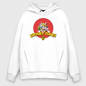 Мужское худи Oversize хлопок с принтом Looney Tunes , френч-терри — 70% хлопок, 30% полиэстер. Мягкий теплый начес внутри —100% хлопок | боковые карманы, эластичные манжеты и нижняя кромка, капюшон на магнитной кнопке | bugs bunny | daffy duck | looney tunes | sylvester | tasmanian devil | taz | tweety | vdzabma | багз банни | даффи дак | луни тюнз | сильвестр | таз | тасманский дьяво | твити