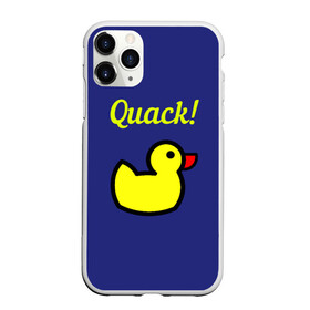 Чехол для iPhone 11 Pro матовый с принтом Уточка , Силикон |  | Тематика изображения на принте: duck | забавная | кря | утка