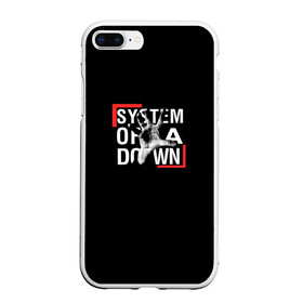 Чехол для iPhone 7Plus/8 Plus матовый с принтом System of a Down , Силикон | Область печати: задняя сторона чехла, без боковых панелей | down | hard rock | metal | of | rock | serj | system | system of a down | tankian | метал | рок | серж танкян | систем | система падения | танкян | хардрок