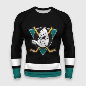 Мужской рашгард 3D с принтом Анахайм Дакс ,  |  | anaheim | anaheim ducks | ducks | hockey | nhl | usa | дакс | нхл | спорт | сша | хоккей | шайба