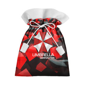 Подарочный 3D мешок с принтом Umbrella Corp. , 100% полиэстер | Размер: 29*39 см | biohazard | biohazard 7 | crocodile | fang | game | hand | monster | new umbrella | resident evil | resident evil 7 | umbrella | umbrella corp | umbrella corporation | zombie
