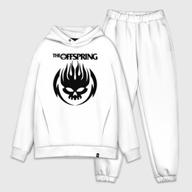 Мужской костюм хлопок OVERSIZE с принтом THE OFFSPRING ,  |  | america | offspring | the offspring | usa | америка | атом уиллард | грег к | декстер холланд | джеймс лилья | нудлс | огонь | офспринг | оффспринг | пит парада | пламя | рон уэлти | сша | череп