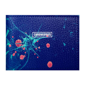 Обложка для студенческого билета с принтом CORONAVIRUS , натуральная кожа | Размер: 11*8 см; Печать на всей внешней стороне | Тематика изображения на принте: covid 19 | molecule | абстракция | клетки | коронавирус | медицина | микробы | молекулы | наука | нейрон | нейроны | текстура | текстуры | формула