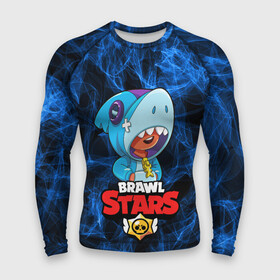 Мужской рашгард 3D с принтом BRAWL STARS LEON SHARK ,  |  | 8 bit | 8 бит | bibi | brawl stars | crow | el brown | leon | leon shark | max | mr.p | sally leon | shark | stars | virus | werewolf | акула | биби | вирус | ворон | леон | оборотень | пингвин