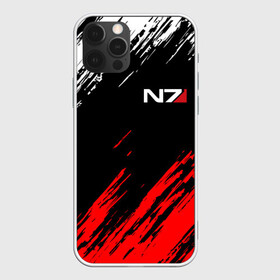 Чехол для iPhone 12 Pro Max с принтом MASS EFFECT N7 | МАСС ЭФФЕКТ Н7 , Силикон |  | abstraction | bioware | geometry | hexagon | n7 | neon | shepard | stripes | texture | triangle | абстракция | броня | брызги | геометрия | жнецы | костюм | краски | масс эффект | н7 | неон | неоновый | соты | стальная броня 