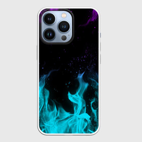 Чехол для iPhone 13 Pro с принтом НЕОНОВЫЙ ОГОНЬ | NEON FIRE ,  |  | bright | fire | flame | heat | light | neon | wildfire | искры | неон | огненный | огонь | пламя | пожар