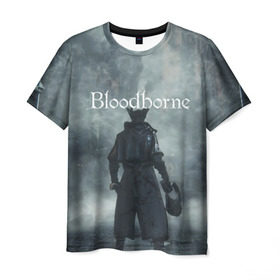 Мужская футболка 3D с принтом Bloodborne. , 100% полиэфир | прямой крой, круглый вырез горловины, длина до линии бедер | bloodborne | bloodborne 2 | esport | game | playstation | бладборн | игра | киберспорт | киберспортсмен | порождение крови