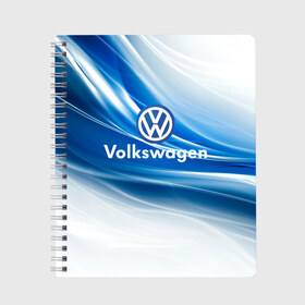 Тетрадь с принтом Volkswagen , 100% бумага | 48 листов, плотность листов — 60 г/м2, плотность картонной обложки — 250 г/м2. Листы скреплены сбоку удобной пружинной спиралью. Уголки страниц и обложки скругленные. Цвет линий — светло-серый
 | 2020 | car | sport | volkswagen | авто | автомобильные | бренд | вирус | коронавирус | марка | машина | новый лого | спорт | стиль | фольксваген