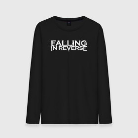 Мужской лонгслив хлопок с принтом Falling in Reverse , 100% хлопок |  | Тематика изображения на принте: falling in reverse | logo | rock | ronnie radke | лого | рок | ронни радке