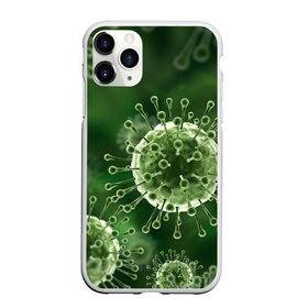 Чехол для iPhone 11 Pro матовый с принтом COVID-19 , Силикон |  | Тематика изображения на принте: covid 19 | molecule | абстракция | клетки | коронавирус | медицина | микробы | молекулы | наука | нейрон | нейроны | текстура | текстуры | формула