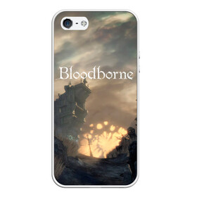 Чехол для iPhone 5/5S матовый с принтом Bloodborne , Силикон | Область печати: задняя сторона чехла, без боковых панелей | bloodborne | bloodborne 2 | esport | game | playstation | бладборн | игра | киберспорт | киберспортсмен | порождение крови