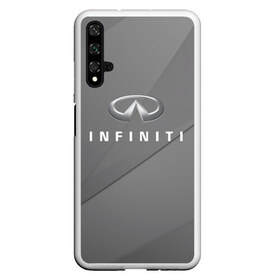 Чехол для Honor 20 с принтом Infiniti , Силикон | Область печати: задняя сторона чехла, без боковых панелей | Тематика изображения на принте: abstract | auto | car | geometry | infiniti | sport | texture | абстракция | авто | автомобиль | автомобильные | бренд | геометрия | инфинити | классика | марка | машины | спорт | текстура