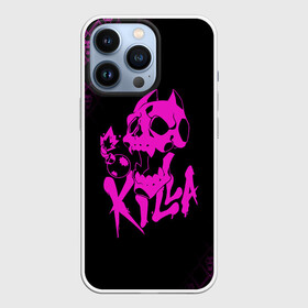 Чехол для iPhone 13 Pro с принтом KILLER QUEEN роовое на черной полосе ,  |  | adventure | jojo | jojo s bizarre | jojo’s bizarre adventure | killer queen | yare yare daze | аниме | джоджо | манга | невероятные приключения джоджо | яре яре дазе