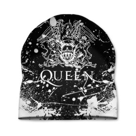 Шапка 3D с принтом QUEEN. , 100% полиэстер | универсальный размер, печать по всей поверхности изделия | queen | британская рок группа | квин | куин | кьюин | мистер робот | музыка | рами малек | рок | рок музыка | фредди меркьюри