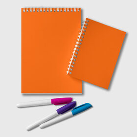 Блокнот с принтом Цвет апельсиновая корка , 100% бумага | 48 листов, плотность листов — 60 г/м2, плотность картонной обложки — 250 г/м2. Листы скреплены удобной пружинной спиралью. Цвет линий — светло-серый
 | Тематика изображения на принте: orange peel | pantone | без рисунка | коричневый | лето весна | модный цвет 2020 | оранжевый | оттенок оранжевого | рыжий | цвет апельсиновая корка