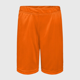 Детские спортивные шорты 3D с принтом Цвет апельсиновая корка ,  100% полиэстер
 | пояс оформлен широкой мягкой резинкой, ткань тянется
 | orange peel | pantone | без рисунка | коричневый | лето весна | модный цвет 2020 | оранжевый | оттенок оранжевого | рыжий | цвет апельсиновая корка