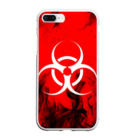 Чехол для iPhone 7Plus/8 Plus матовый с принтом BIOHAZARD EPIDEMIC , Силикон | Область печати: задняя сторона чехла, без боковых панелей | biohazard | covid 19 | mask | ncov | virus | биохазард | вирус | китай | коронавирус | маска | медицина | медицинская маска | нков | эпидемия