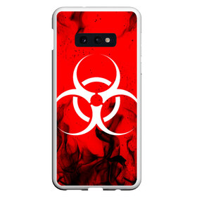 Чехол для Samsung S10E с принтом BIOHAZARD EPIDEMIC , Силикон | Область печати: задняя сторона чехла, без боковых панелей | biohazard | covid 19 | mask | ncov | virus | биохазард | вирус | китай | коронавирус | маска | медицина | медицинская маска | нков | эпидемия