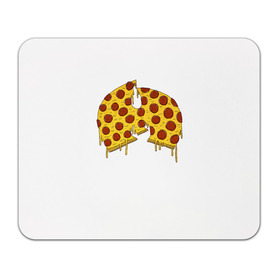 Коврик для мышки прямоугольный с принтом Pizza Clan , натуральный каучук | размер 230 х 185 мм; запечатка лицевой стороны | ghostface | method man | pizza | rap | rza | wu tang | ву танг | еда | метод мен | пицца | рэп