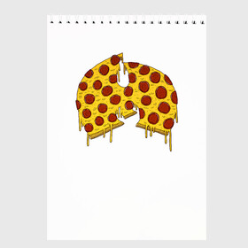Скетчбук с принтом Pizza Clan , 100% бумага
 | 48 листов, плотность листов — 100 г/м2, плотность картонной обложки — 250 г/м2. Листы скреплены сверху удобной пружинной спиралью | ghostface | method man | pizza | rap | rza | wu tang | ву танг | еда | метод мен | пицца | рэп