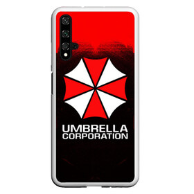 Чехол для Honor 20 с принтом UMBRELLA CORP , Силикон | Область печати: задняя сторона чехла, без боковых панелей | ada wong | biohazard | leon | nemesis | project resistance | raccoon city | re | re3 | resident evil | resident evil 3 | rpd | stars | umbrella | ада вонг | амбрелла | немезис | ужасы