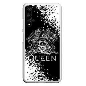 Чехол для Honor 20 с принтом QUEEN , Силикон | Область печати: задняя сторона чехла, без боковых панелей | queen | британская рок группа | квин | куин | кьюин | мистер робот | музыка | рами малек | рок | рок музыка | фредди меркьюри