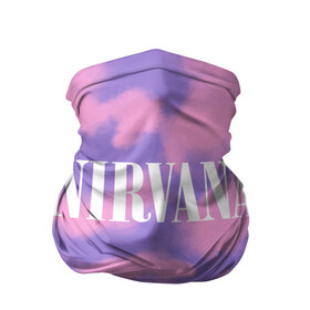 Бандана-труба 3D с принтом NIRVANA , 100% полиэстер, ткань с особыми свойствами — Activecool | плотность 150‒180 г/м2; хорошо тянется, но сохраняет форму | in utero | nevermind | nirvana | nirvana in utero | nirvana logo | smile | курт кобейн | нирвана | нирвана in utero | нирвана лого