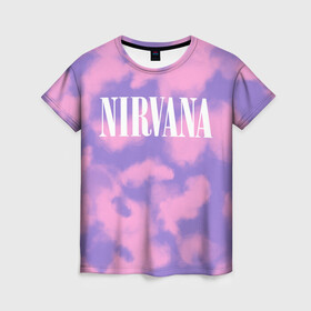 Женская футболка 3D с принтом NIRVANA , 100% полиэфир ( синтетическое хлопкоподобное полотно) | прямой крой, круглый вырез горловины, длина до линии бедер | in utero | nevermind | nirvana | nirvana in utero | nirvana logo | smile | курт кобейн | нирвана | нирвана in utero | нирвана лого