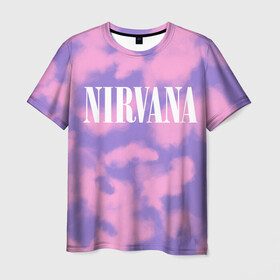 Мужская футболка 3D с принтом NIRVANA , 100% полиэфир | прямой крой, круглый вырез горловины, длина до линии бедер | in utero | nevermind | nirvana | nirvana in utero | nirvana logo | smile | курт кобейн | нирвана | нирвана in utero | нирвана лого