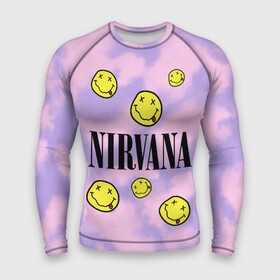 Мужской рашгард 3D с принтом NIRVANA ,  |  | in utero | nevermind | nirvana | nirvana in utero | nirvana logo | smile | курт кобейн | нирвана | нирвана in utero | нирвана лого