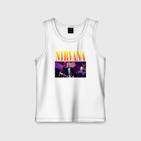 Детская майка хлопок с принтом NIRVANA Курт Кобейн ,  |  | in utero | nevermind | nirvana | nirvana in utero | nirvana logo | smile | курт кобейн | нирвана | нирвана in utero | нирвана лого