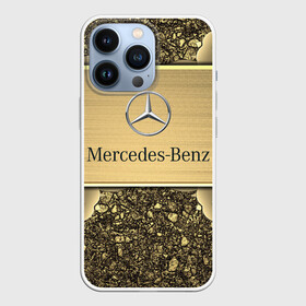Чехол для iPhone 13 Pro с принтом MERCEDES GOLD | МЕРСЕДЕС ГОЛД ,  |  | Тематика изображения на принте: 2020 | amg | auto | brabus | clk | cls | glk | mercedes | mercedes benz | slk | sport | авто | автомобиль | автомобильные | амг | брабус | бренд | глк | марка | машины | мерседес | слк | спорт | цлк | цлс