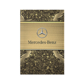 Обложка для паспорта матовая кожа с принтом MERCEDES GOLD , натуральная матовая кожа | размер 19,3 х 13,7 см; прозрачные пластиковые крепления | Тематика изображения на принте: 2020 | amg | auto | brabus | clk | cls | glk | mercedes | mercedes benz | slk | sport | авто | автомобиль | автомобильные | амг | брабус | бренд | глк | марка | машины | мерседес | слк | спорт | цлк | цлс