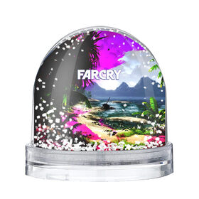 Снежный шар с принтом FARCRY , Пластик | Изображение внутри шара печатается на глянцевой фотобумаге с двух сторон | far cry | farcry | game | ubisof | выживание | джунгли | игры | остров | фар край