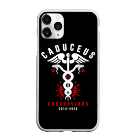 Чехол для iPhone 11 Pro матовый с принтом Caduceus , Силикон |  | caduceus | coronavirus | medic | nurse | superhero | врач | врачи | герои | герой | коронавирус | медбрат | медик | медики | медицина | медсестра | супергерои | супергерой