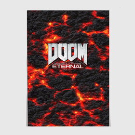 Постер с принтом DOOM ETERNAL , 100% бумага
 | бумага, плотность 150 мг. Матовая, но за счет высокого коэффициента гладкости имеет небольшой блеск и дает на свету блики, но в отличии от глянцевой бумаги не покрыта лаком | demon | devil | doom | doom vfr | evil | game | mars | red | демон | дум | игры | космос | красная планета | марс | пришельцы