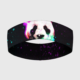 Повязка на голову 3D с принтом Панда ,  |  | animals | panda | весна | вселенная | галактика | космос | лето | панда | пандочка | с пандой