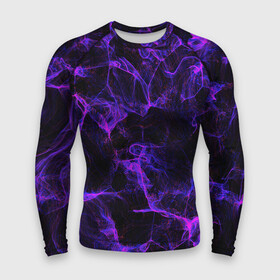 Мужской рашгард 3D с принтом PURPLE DIGITAL SMOKE NEON ,  |  | Тематика изображения на принте: abstraction | geometry | hexagon | neon | paints | stripes | texture | triangle | абстракция | брызги | геометрия | краски | неон | неоновый | соты | текстура