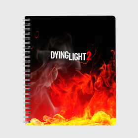 Тетрадь с принтом DYING LIGHT 2 , 100% бумага | 48 листов, плотность листов — 60 г/м2, плотность картонной обложки — 250 г/м2. Листы скреплены сбоку удобной пружинной спиралью. Уголки страниц и обложки скругленные. Цвет линий — светло-серый
 | baggie | dying light | game | good night good luck | survival horror | techland | the following | zombie | багги | зараженные | зомби | игры