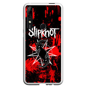 Чехол для Honor P Smart Z с принтом Slipknot , Силикон | Область печати: задняя сторона чехла, без боковых панелей | animal | blood | metal | rock | slipknot | абстракция | брызги | геометрия | группа | животные | знак | кровь | логотип | маски | метал | петля | пятна | рога | рок | символ | слипкнот