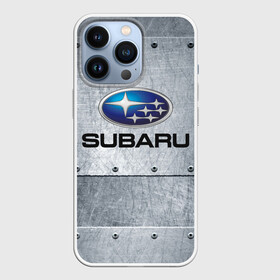 Чехол для iPhone 13 Pro с принтом SUBARU IRON | СУБАРУ ,  |  | 2020 | auto | forester | impreza | outback | sport | sti | subaru | tribeca | wrx | авто | автомобиль | автомобильные | аутбек | бренд | врх | импреза | марка | машины | оутбек | спорт | сти | субару | трибека | форестер