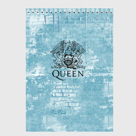 Скетчбук с принтом Queen , 100% бумага
 | 48 листов, плотность листов — 100 г/м2, плотность картонной обложки — 250 г/м2. Листы скреплены сверху удобной пружинной спиралью | queen | британская | группа | исполнитель | музыканты | рок | фредди меркьюри
