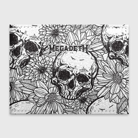 Обложка для студенческого билета с принтом Megadeth , натуральная кожа | Размер: 11*8 см; Печать на всей внешней стороне | countdown to extinction | бас | гитара | группа | дэйв мастейн | кико лоурейро | лос анджелес | метал | трэш | хард рок | хеви метал