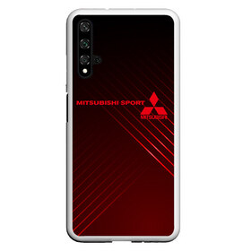 Чехол для Honor 20 с принтом MITSUBISHI , Силикон | Область печати: задняя сторона чехла, без боковых панелей | mitsubishi | sport | авто | автомобиль | лого | логотип | митсубиси | митсубиши | спорт | текстура